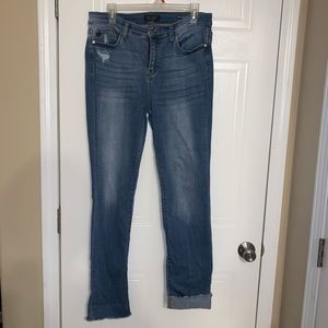 Just blue sz 11 straight fit destressed VGUC